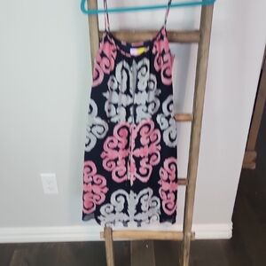 Banana Republic Black and White Sleeveless Sundress
